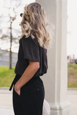 Mina SS Shirt 14028 Mulch