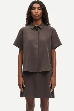 Mina SS Shirt 14028 Mulch