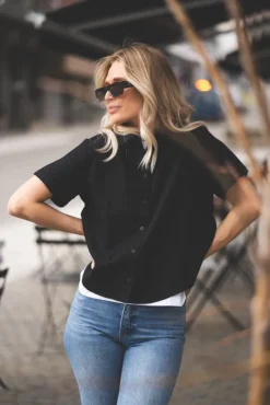 Mina SS Shirt NP 14329 Black