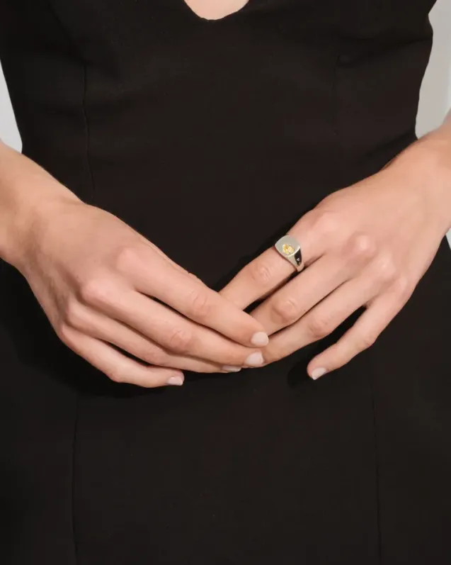 Mined Ring Small Diamond