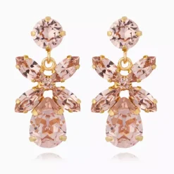 Mini Dione Earrings Gold Vintage Rose