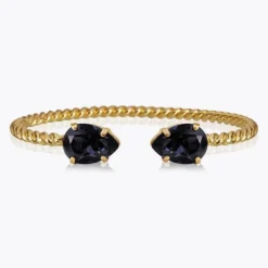 Mini Drop Bracelet Gold Graphite