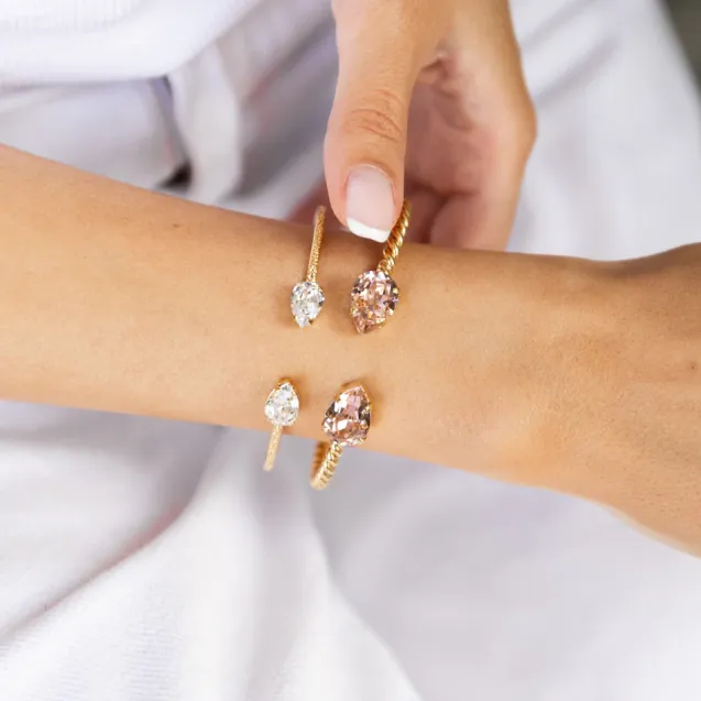 Mini Drop Bracelet Gold Silk