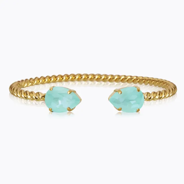 Mini Drop Bracelet Gold Soft Mint