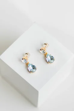 Mini Drop Earrings Gold Light Azore