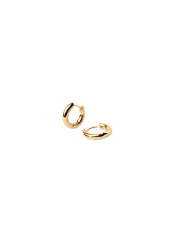 Mini Tube Hoops Gold