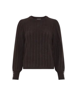 Mira Amalie Pullover Black Coffee