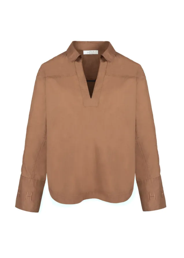Miriam Shirt Dark Earth
