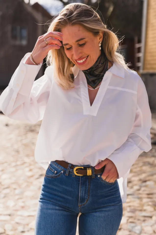 Miriam Shirt White Alyssum