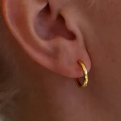 15mm Basic Hoops Gold