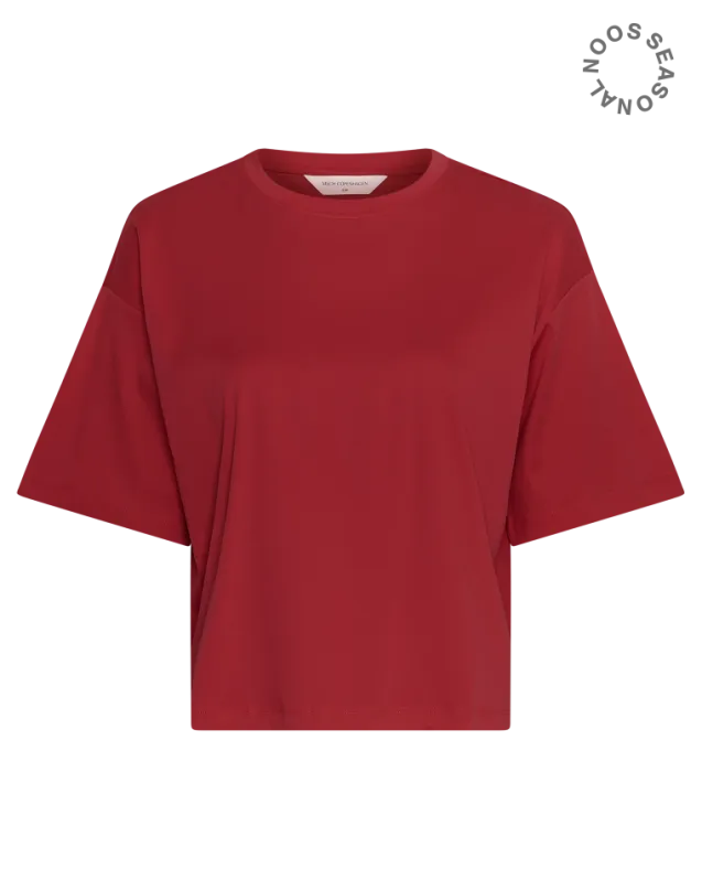 Moa Melea Tee Rhubarb