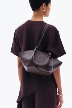 Mochi Pebble Grain Leather Espresso