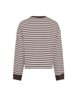 Monde Krestiane Pullover STP Egret/Hot Fudge