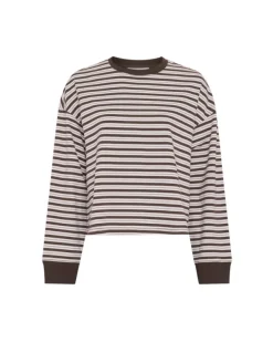 Monde Krestiane Pullover STP Egret/Hot Fudge