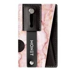 Monet Black/Pink Marble