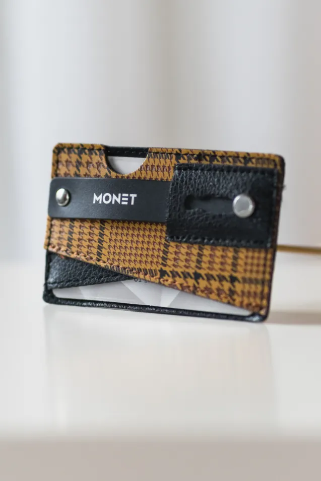 Monet Houndstooth Black