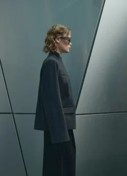 Monique Blazer Dark Grey Melange