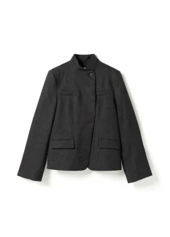 Monique Blazer Dark Grey Melange
