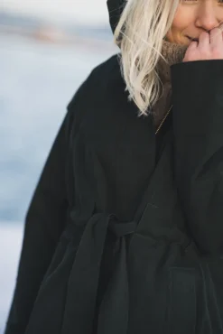 Monsun Coat Rosin Dark Green
