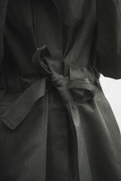 Monsun Coat Rosin Dark Green