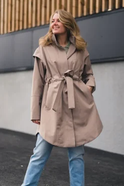 Monsun Coat Taupe