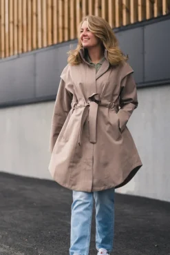 Monsun Coat Taupe