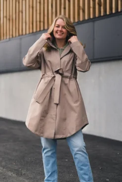 Monsun Coat Taupe