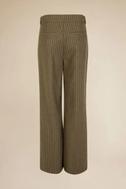 Moon Stripe 24 Trousers Brown