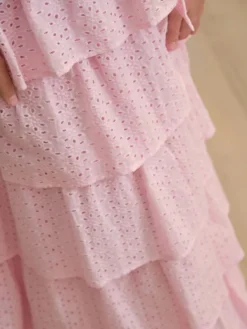 Morris Emb Skirt Light Pink