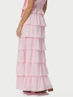 Morris Emb Skirt Light Pink