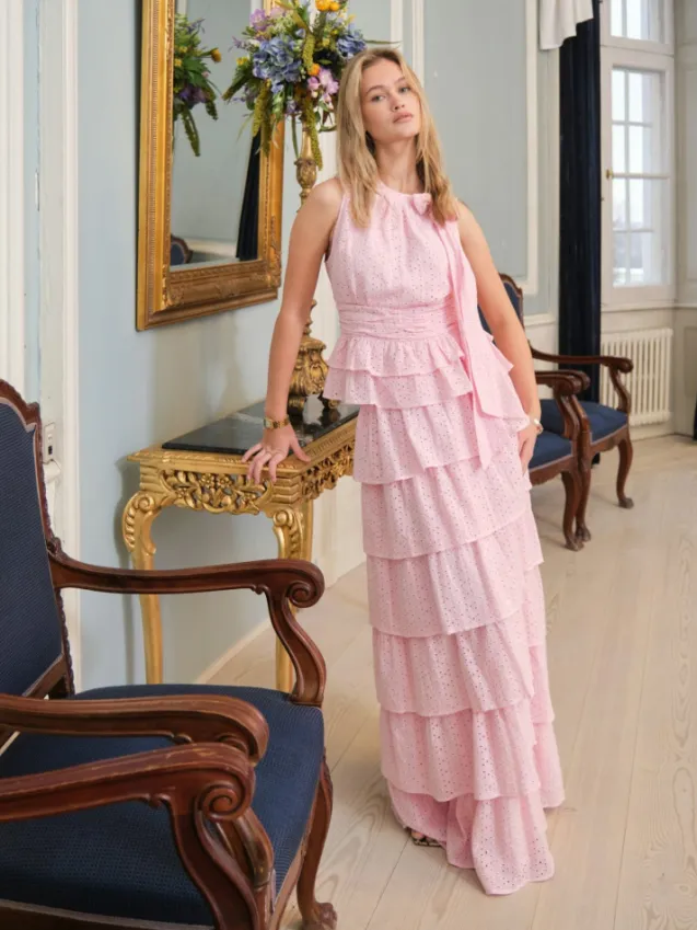 Morris Emb Skirt Light Pink