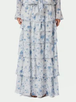 Morris Fleur Skirt Blue Floral