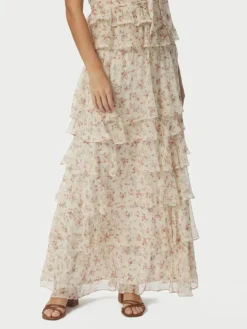 Morris Meadow Printed Skirt Creme
