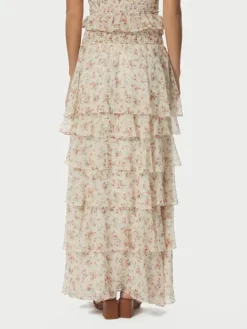 Morris Meadow Printed Skirt Creme