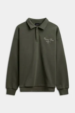 M. Racquet Club Rugby Shirt Dark Green