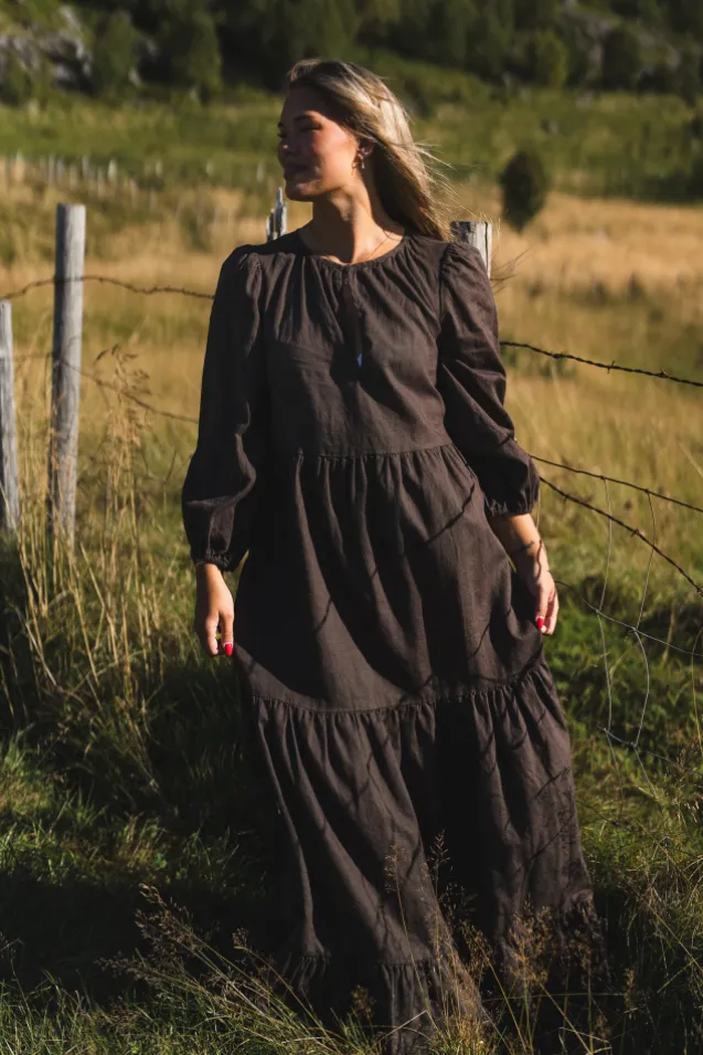 Muse Linen Dark Brown