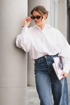 Muse Poplin Shirt Optical White