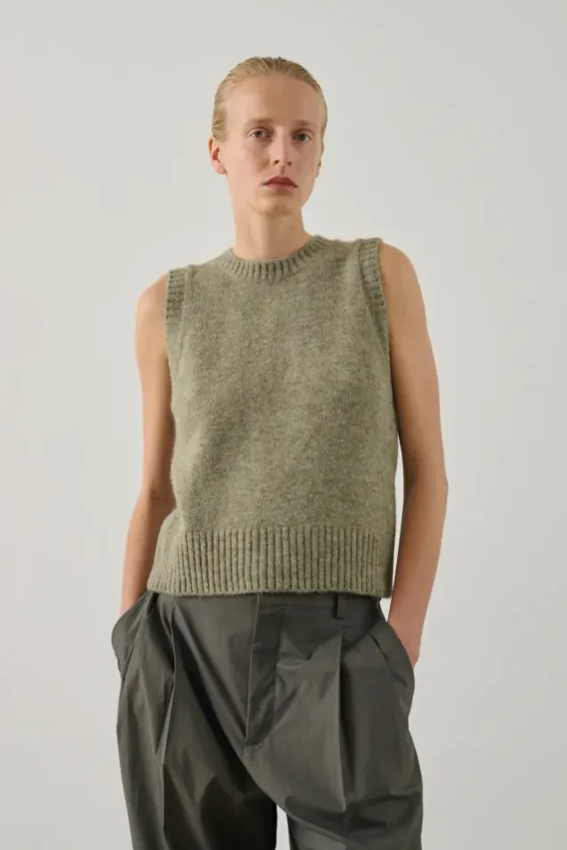 Namaste Sleeveless Jumper Pastel Green