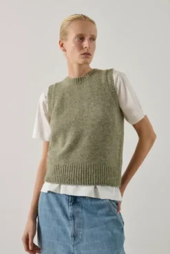Namaste Sleeveless Jumper Pastel Green