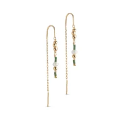 Nara Miyuki Earrings Khaki