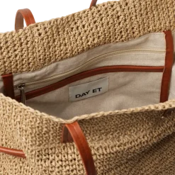 Natural Straw Shoulder Starfish Beige