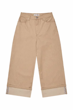 Navona Pants Stripe Camel