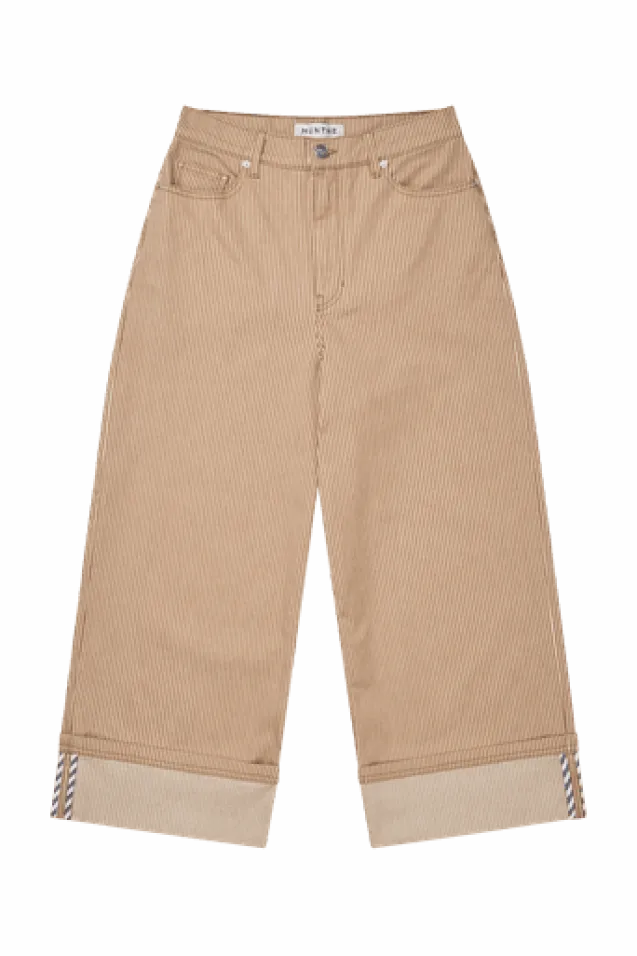 Navona Pants Stripe Camel