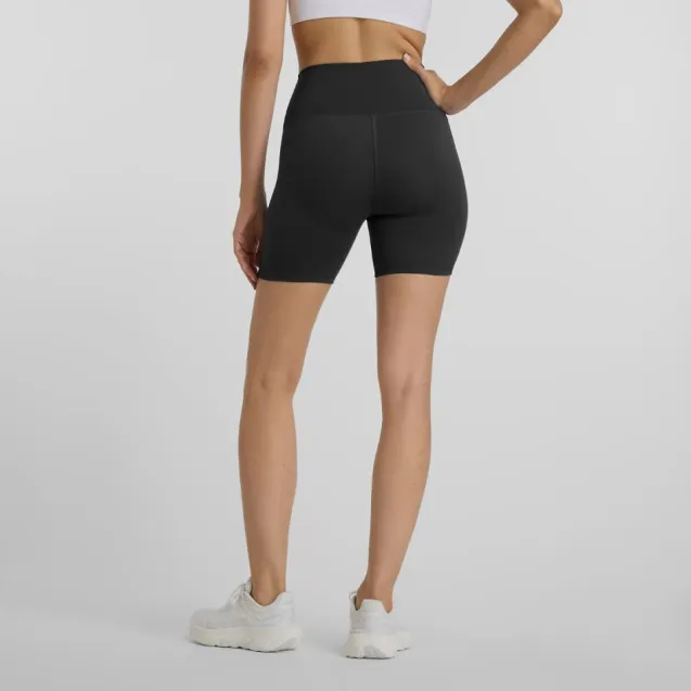 NB Harmony High Rise Short 6" Black