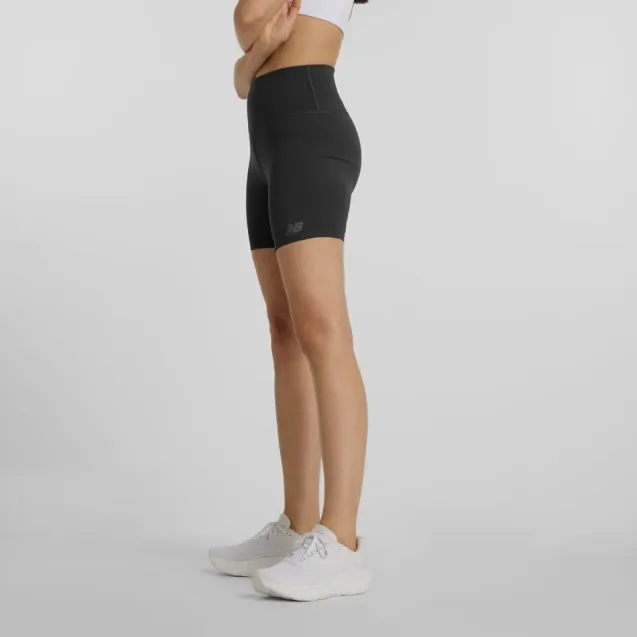 NB Harmony High Rise Short 6" Black