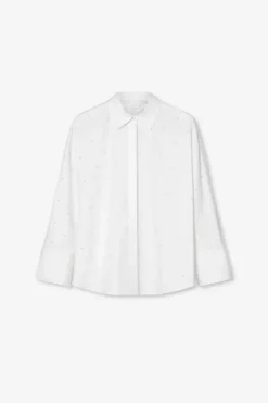 Nell Pearl Shirt White
