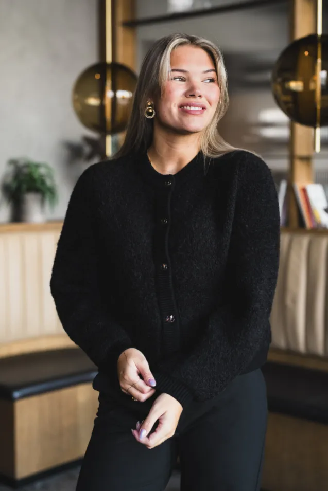 Nerida Knit Jacket Black