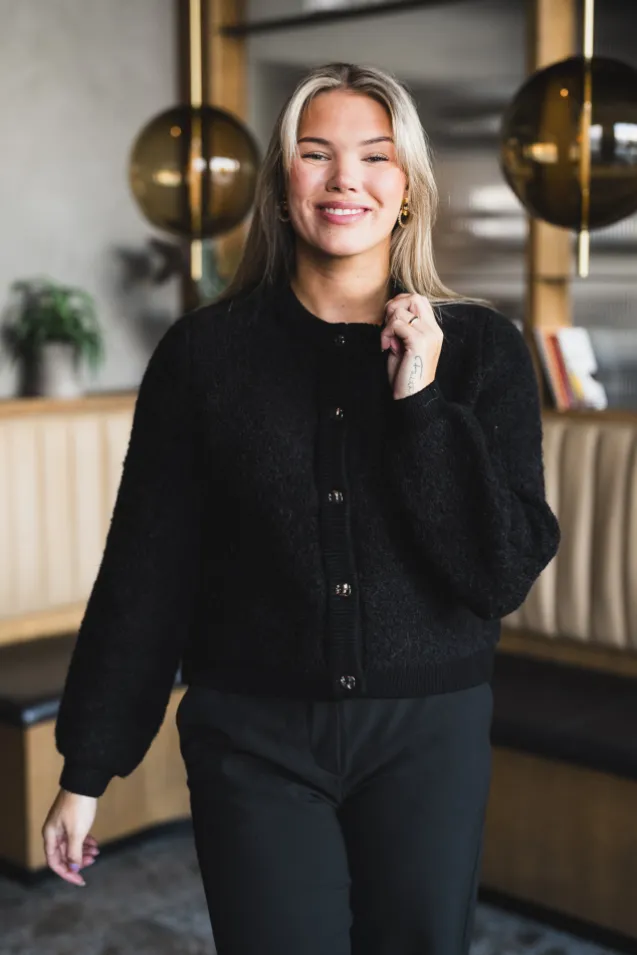 Nerida Knit Jacket Black