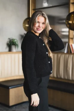Nerida Knit Jacket Black