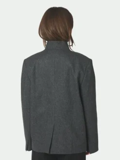 Nerine Structure Twill Blazer Antracit